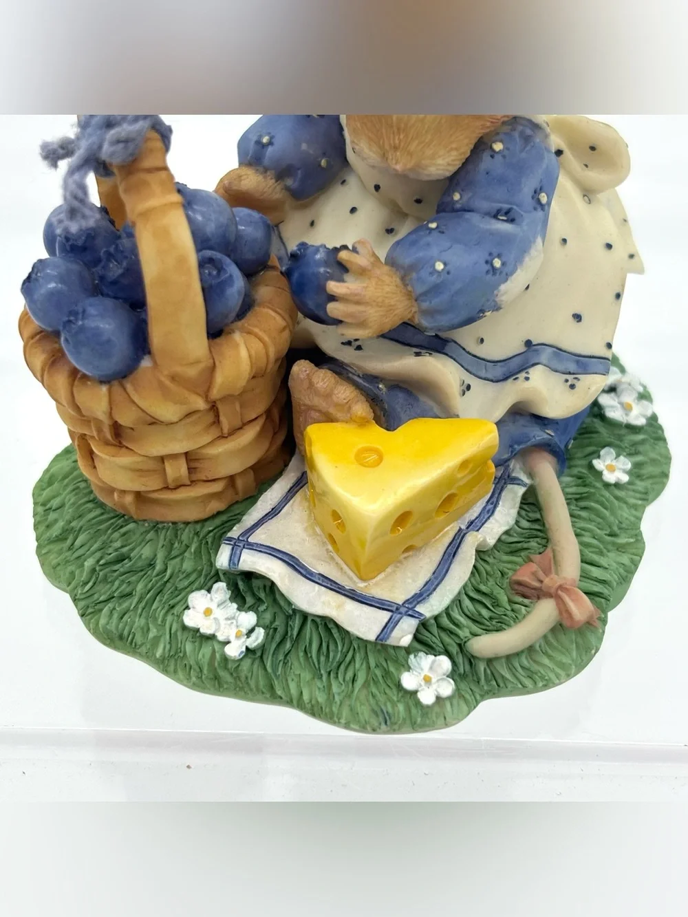 Vintage 1997 Blueberry Cheesecake Priscilla Hillman Mouse Tales 90s Cottagecore